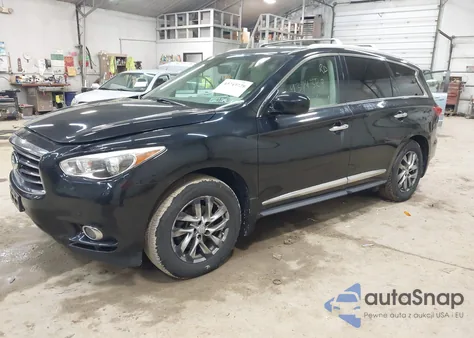 2013 Infiniti Jx35 z USA, uszkodzony, nr VIN 5N1AL0MM7DC306847